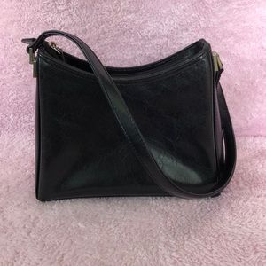 Sleek, classic black purse